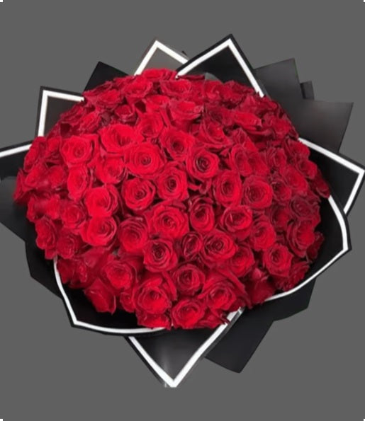 100 roses bouquet