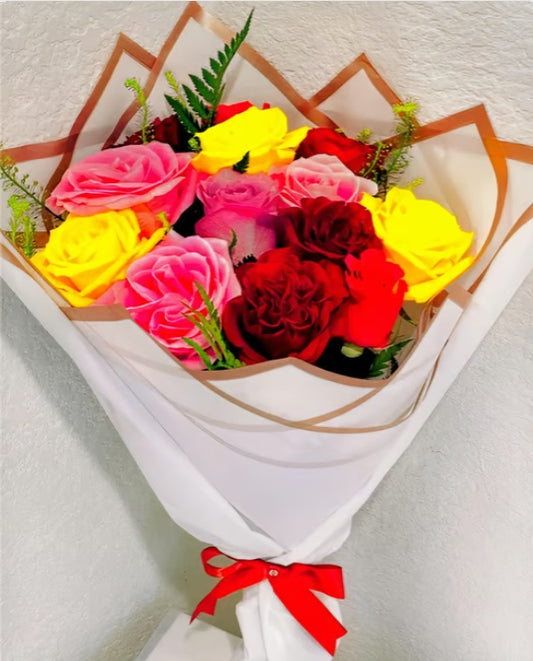 Colorful Roses Bouquet