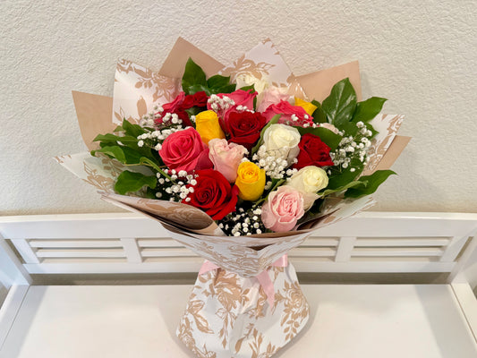Colorful Roses Bouquet