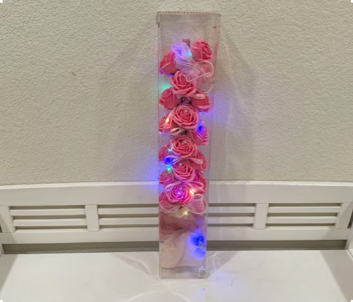 Pink Roses and Lights
