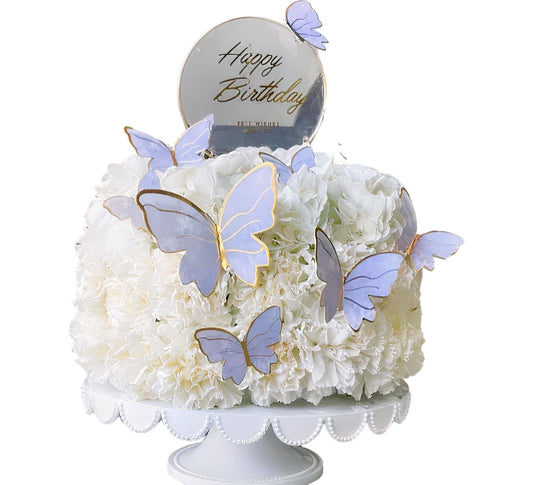 Butterflies Brithday Cake Lavender